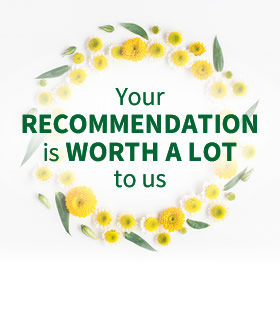 Your recommendation means a lot to us!