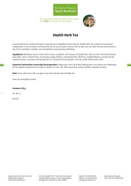 Health Herb Tea 120 g