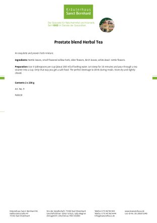 Prostate blend Herbal Tea 500 g