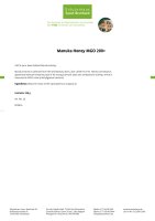 Manuka Honey 200+ 250 g