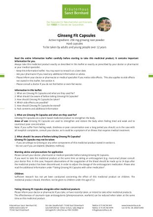 Ginseng-Fit Capsules 200 capsules
