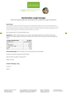 Marshmallow Cough Lozenges 90 item