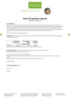 Selenium 200 µg Mono Capsules 180 capsules