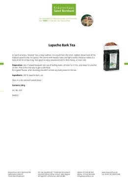 Lapacho Bark Tea 250 g