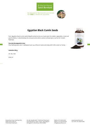 Egyptian Black Cumin Seeds