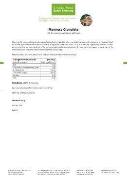 Mannose Granulate 200 g