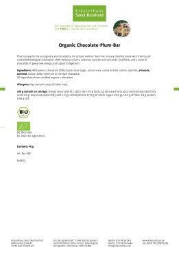 Chocolate-plum-bar 40 g