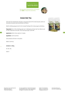 Green Oat Tea 500 g