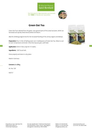 Green Oat Tea 500 g