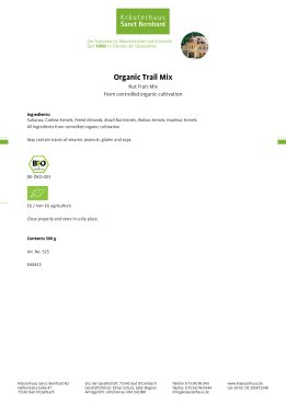 Organic Trail Mix 500 g