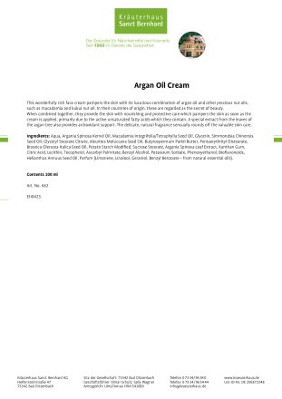 Arganoil Cream 100 ml