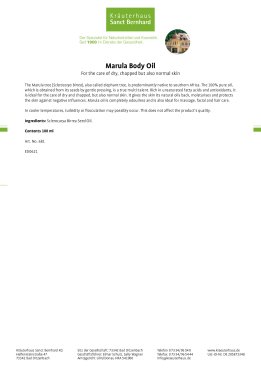 Marula Body Oil 100 ml