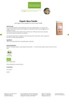 Organic Maca Powder 500 g