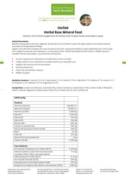 tierlieb Herbal Base Mineral Feed 1.2 kg