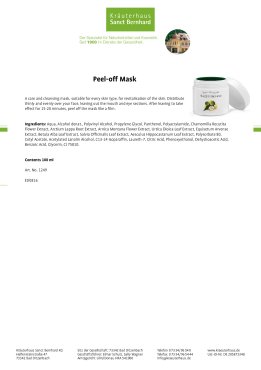 Peel-off Mask 100 ml