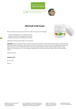 AHA Fruit Acid Cream 50 ml