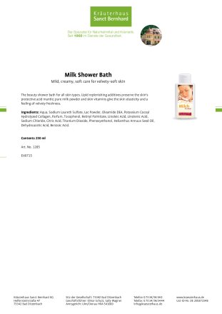 Milk Shower Bath 250 ml