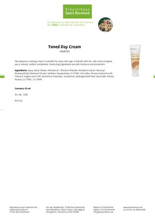 Toned Day Cream Medium 50 ml