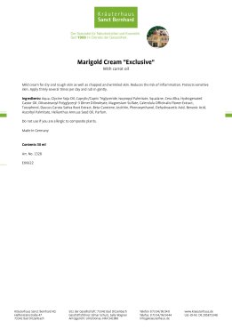 Marigold Cream "Exclusive" 50 ml