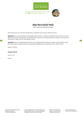 Aloe-Vera Care Set 4 item