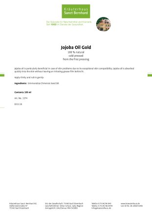 Jojoba Oil Gold SPF 6 100 ml