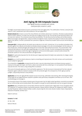 Anti Aging SB 500 Ampoule Course 28 ml
