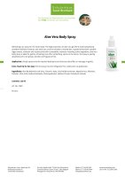 Aloe Vera Body Spray 125 ml