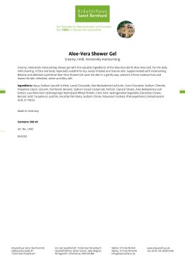 Aloe-Vera Shower Gel 500 ml