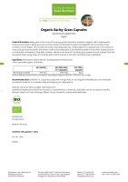 Organic Barley Grass Capsules 240 capsules
