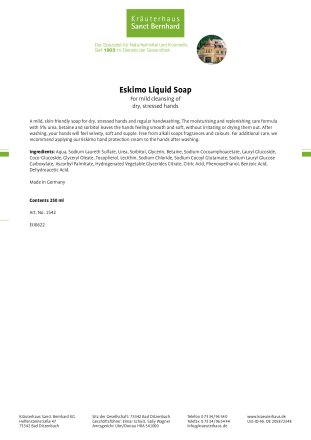 Eskimo Liquid Soap 250 ml