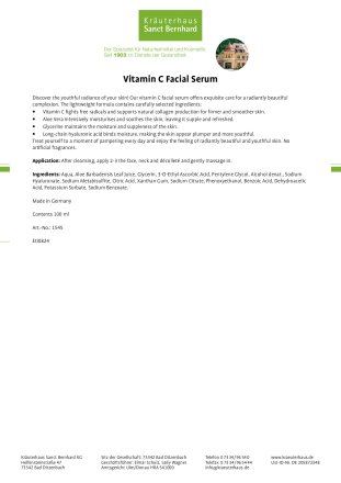 Vitamin C Facial Serum 100 ml