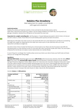 Redukta-PLUS Strawberry 600 g