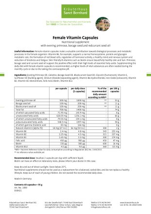 Women Vitamin Capsules 60 capsules