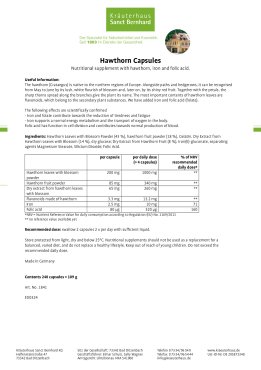 Hawthorn Capsules 240 capsules