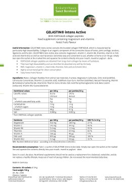 GELASTIN® intens Active