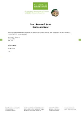 Sanct Bernhard Sport Resistance Band