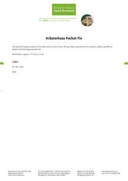 Kräuterhaus Pocket Tin