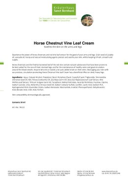 Horse Chestnut Vine Leaf Cream 50 ml 50 ml
