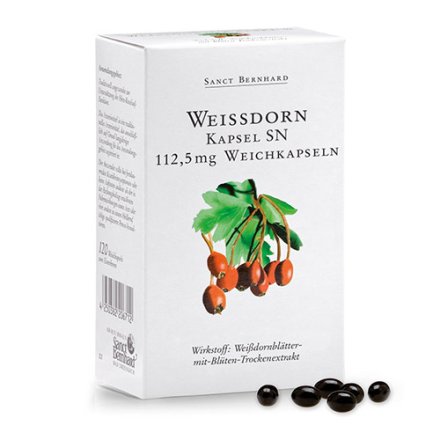 Hawthorn Capsule SN, 112.5 mg soft capsules 120 capsules