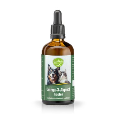 tierlieb Omega-3-Algae Oil Drops 100 ml