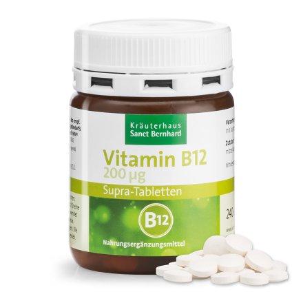 Vitamin B12 Supra 200 µg Tablets 240 tablets