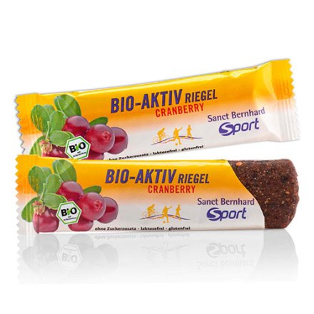 Sanct Bernhard Sport Organic Active Bar Cranberry 40 g