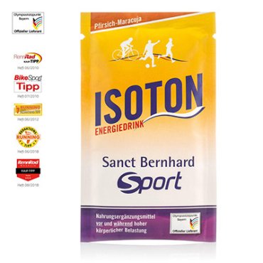 Sanct Bernhard Sport Isotonic Energy Drink Peach-Passion 1 Sachet 36 g