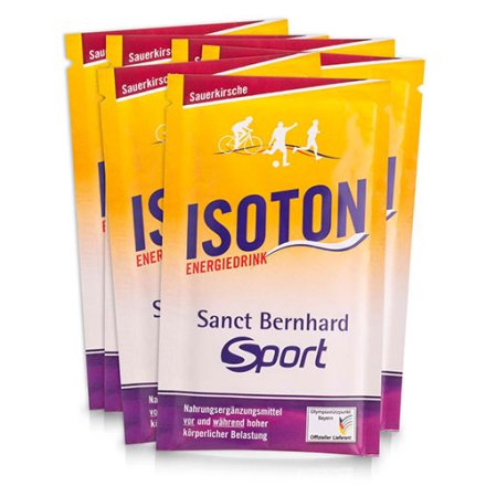 Sanct Bernhard Sport Isotonic Energy Drink Sour Cherry 11 Sachets 396 g