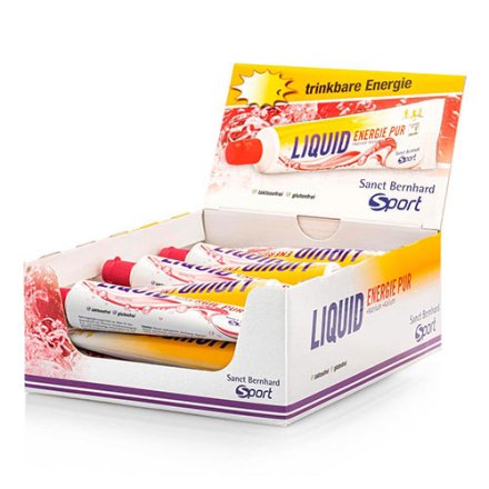 Sanct Bernhard Sport LIQUID Energy pure · Cherry · 18 tubes 900 ml