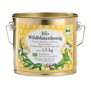 Organic wild flower honey 1.5 kg