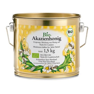 Organic Acacia Honey 1.5 kg