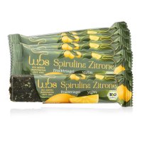 Organic fruit bar spirulina-lemon pack of 10 400 g