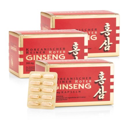 Korean Pure Red Ginseng Capsules 600 capsules