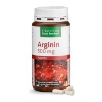 Arginine Capsules 500 mg 150 capsules